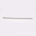 gold color jewelry cubic zirconia tennis bracelet women